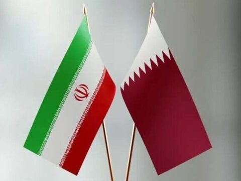 پرچم ایران و قطر